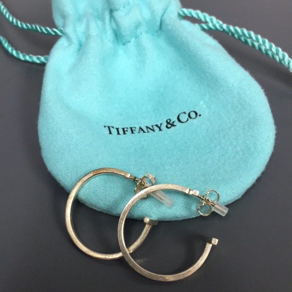 Tiffany Wire Hoop Earrings